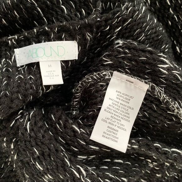 ABOUND Black and White Twist Back Sweater! - Picture 7 of 8